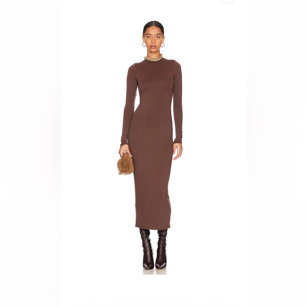 AFRM Juniper Dress in Cappucino